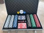 Texas strong 300 pokerfiches. Poker set + koffer, Zo goed als nieuw, Ophalen