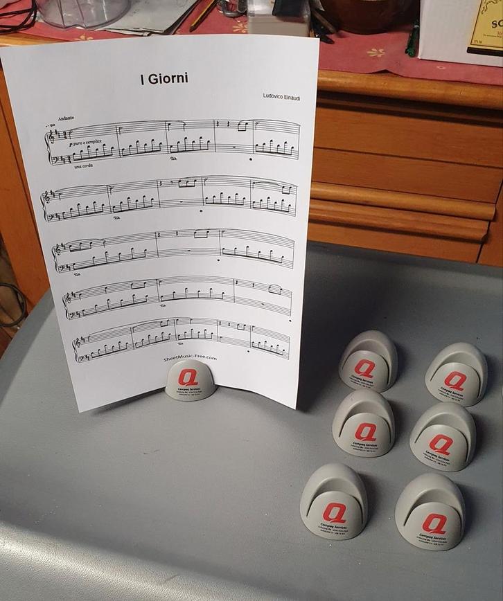 Pageup Page-up gris paginahouder papierstaander, Musique & Instruments, Musiques & Instruments Autre, Enlèvement ou Envoi