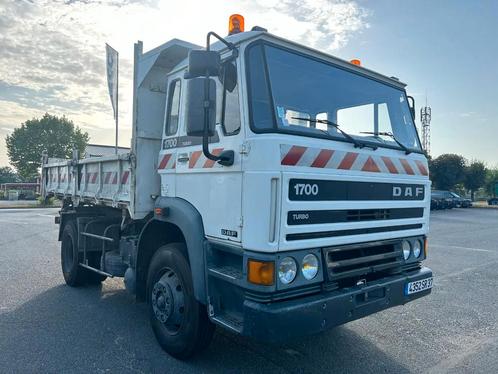 DAF 1700 3 side tipper / Tribenne (bj 1989), Auto's, Vrachtwagens, Bedrijf, Te koop, DAF, Overige brandstoffen, Handgeschakeld
