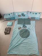 Pakket Nattou voor babybed 120x60, Comme neuf, Bleu, Garçon ou Fille, Housse de couette