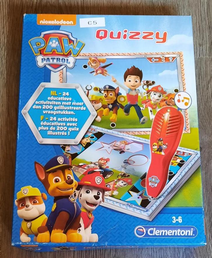 Paw Patrol Quizzy, Kinderen en Baby's, Speelgoed | Educatief en Creatief, Ontdekken, Met licht, Met geluid, Ophalen
