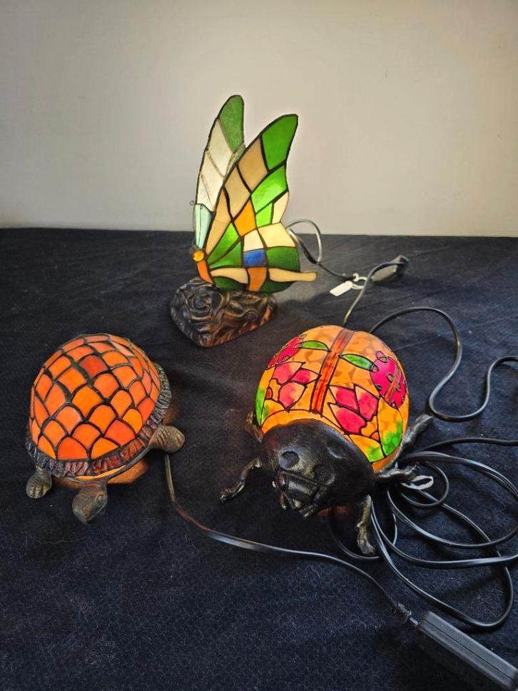 3 lampes d’ambiance TIFFANY, Antiquités & Art, Antiquités | Accessoires de maison, Enlèvement ou Envoi