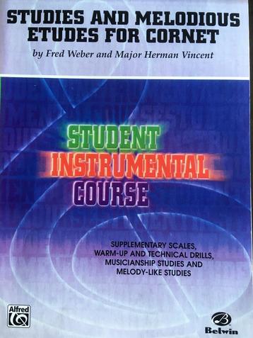 Studies and melodious etudes for cornet beschikbaar voor biedingen