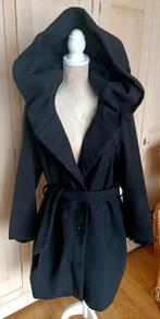 Chaud manteau noir boutonné, Ophalen, Zo goed als nieuw, Zwart