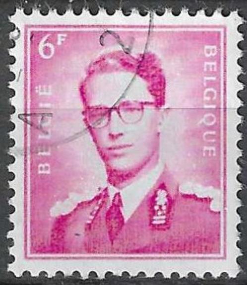Belgie 1958/1962 - Yvert/OBP 1069 - Koning Boudewijn - 6 F., Timbres & Monnaies, Timbres | Europe | Belgique, Affranchi, Maison royale