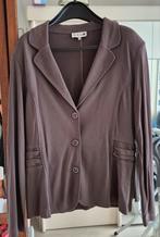 Petite veste cardigan souple et douce style tailleur brun 40, Enlèvement ou Envoi, Comme neuf, Brun