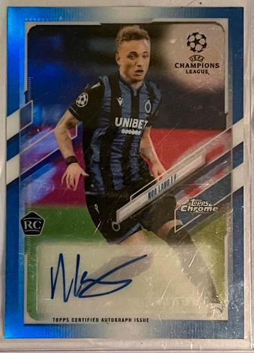 Topps Rookie Noa Lang Autograph - Club Brugge