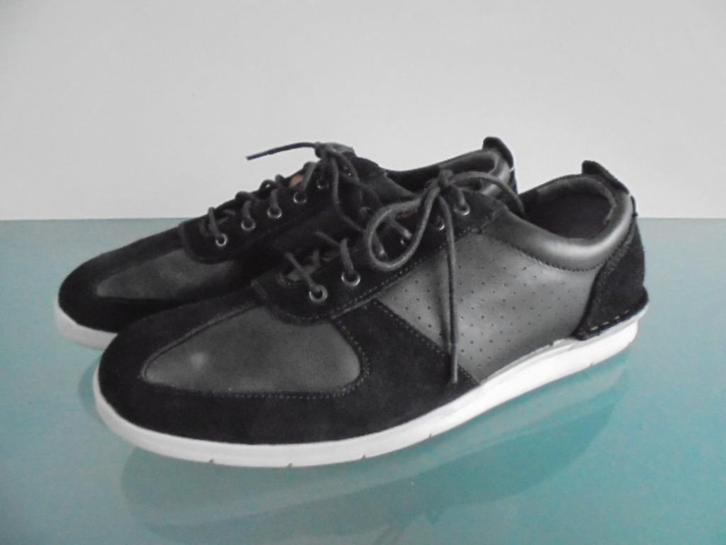 Gratis Verzenden | Clarks leren zwarte schoenen 42½, Kleding | Heren, Schoenen, Zo goed als nieuw, Veterschoenen, Zwart, Verzenden