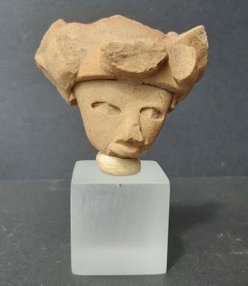 Tête dignitare iprécolombienne Teotihuacan (200 à 700 ap JC)