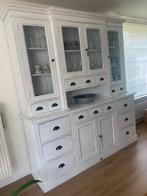 Mooie landelijke witte buffetkast, Huis en Inrichting, Kasten | Buffetkasten, Ophalen, Zo goed als nieuw