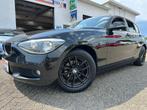 BMW 114 Urban Line, Cruise, Airco, Multistuur, Navi., Euro 5, Zwart, 4 cilinders, Lichtsensor
