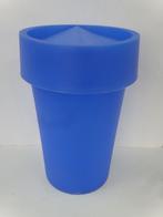 blauwe prullenbak Koziol, Huis en Inrichting, Kunststof, Gebruikt, Ophalen of Verzenden, Minder dan 10 liter