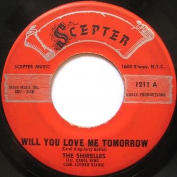 7"  The Shirelles ‎– Will You Love Me Tomorrow (US press)