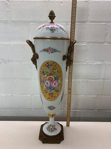 Decoratieve Limoges vaas, Antiek en Kunst, Antiek | Vazen, Ophalen of Verzenden