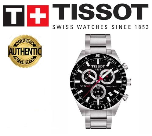 Montre Homme Tissot PRS 516 Quartz Chronographe comme neuf., Bijoux, Sacs & Beauté, Montres | Hommes, Comme neuf, Acier, Acier