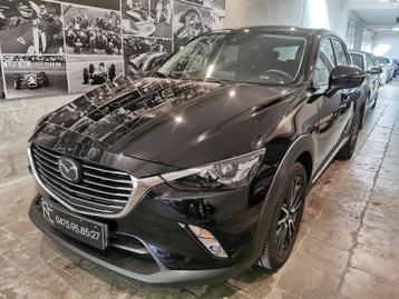 Mazda CX-3 EXCLUSIEVE LIne, Auto's, Mazda, Voorwielaandrijving, Zwart, Leder, Bedrijf