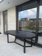 Eettafel ovaal mango hout, Huis en Inrichting, Ophalen, Gebruikt, Ovaal, 150 tot 200 cm