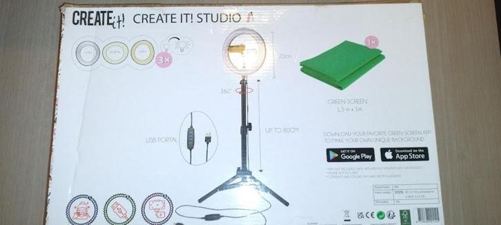 Created it! Studio, Kinderen en Baby's, Speelgoed | Educatief en Creatief, Zo goed als nieuw, Elektronica, Met licht, Ophalen