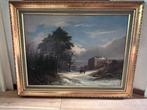 Antoek winterlandschap uit 1850, Ophalen of Verzenden