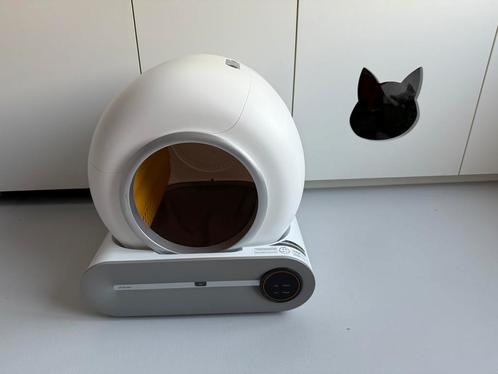 Zelfreinigende automatische kattenbak, viervoeter., Dieren en Toebehoren, Kattenbakken, Zo goed als nieuw, Open, Zelfreinigend