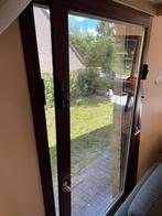 Kipram- Dubbelen glas- hout- 110 x 209 cm, Ophalen, Gebruikt, 80 tot 120 cm, 160 cm of meer