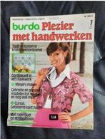 BURDA - Plezier met handwerken - M1900E 07/77, Handborduren, Patroon, Gebruikt, Ophalen of Verzenden