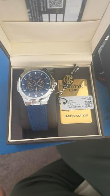 Martyn line limited edition, Casio, Enlèvement ou Envoi, Cuir, Argent