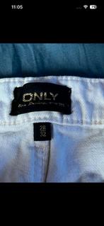 nieuwe witte broek met scheuren - merk only - maat 28/32, Only, Wit, Nieuw, Ophalen of Verzenden