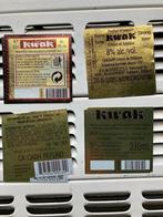 Étiquettes de bouteilles de bière Kwak dans différentes lang, Autres marques, Autres types, Enlèvement ou Envoi, Neuf