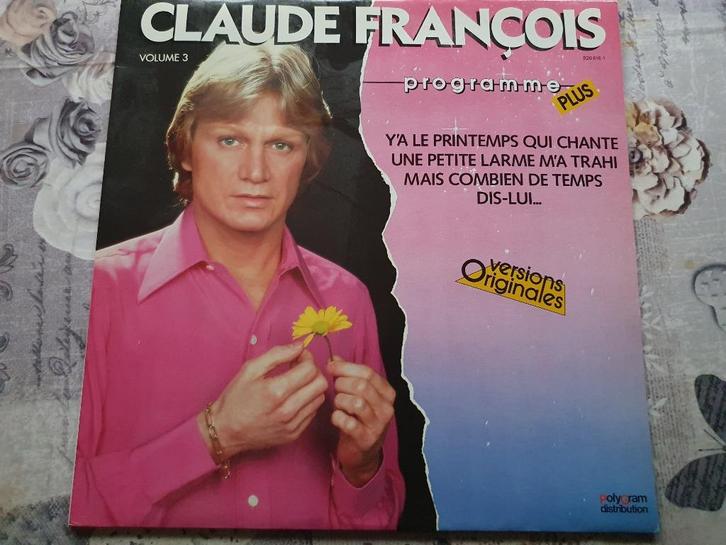 disque vinyl 33 tours Claude François, CD & DVD, Vinyles | Pop, Comme neuf, Enlèvement ou Envoi