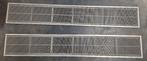 2 aluminium roosters convectorput - inbouwmaat 1575  233 mm, Enlèvement, Neuf, Autres types