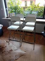 4 barkrukken ikea, Ophalen, Zo goed als nieuw