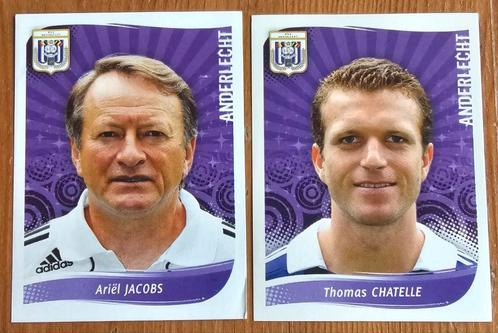 Panini Football 2009 Lot van 2 verschillende Anderlecht!, Hobby en Vrije tijd, Stickers en Plaatjes, Zo goed als nieuw, Sticker