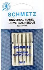 Schmetz 80 aiguilles universelles 130/705H, Hobby & Loisirs créatifs, Machine à coudre, Enlèvement ou Envoi, Neuf