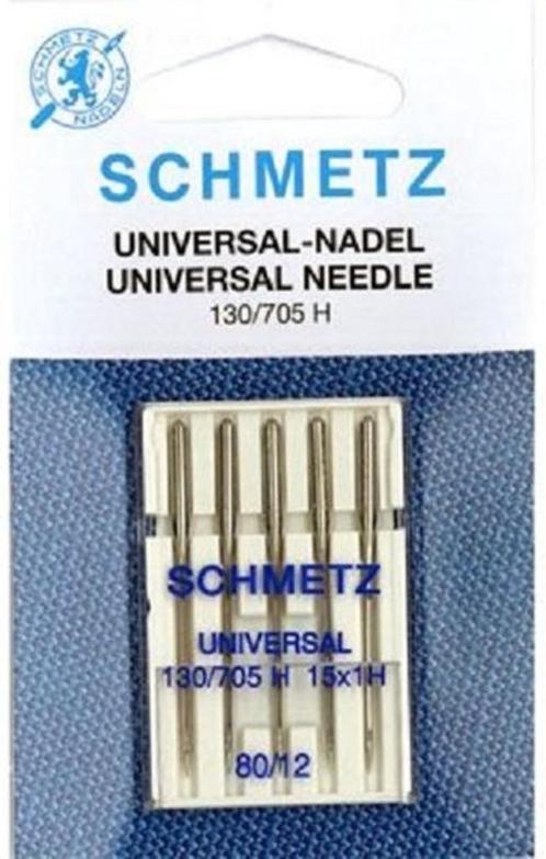 Schmetz 80 aiguilles universelles 130/705H, Hobby & Loisirs créatifs, Machines à coudre & Accessoires, Neuf, Machine à coudre