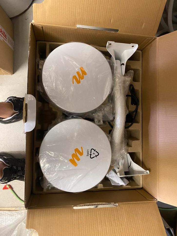 Mimosa B5-Lite-750 Mbit point-to-point (set van 2), Computers en Software, Accesspoints, Nieuw, Ophalen of Verzenden