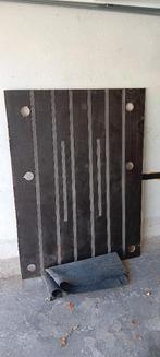 Betonplex 18mm laadvloer + rubbermat, Doe-het-zelf en Bouw, Ophalen of Verzenden, Gebruikt, Betonplex, Minder dan 20 mm