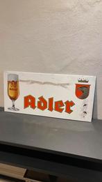 Adler blikken bord., Ophalen of Verzenden, Gebruikt, Reclamebord