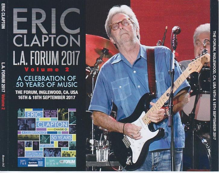 Eric CLAPTON met 4 cd's - Live L.A. Forum 2017, Cd's en Dvd's, Cd's | Rock, Nieuw in verpakking, Poprock, Verzenden