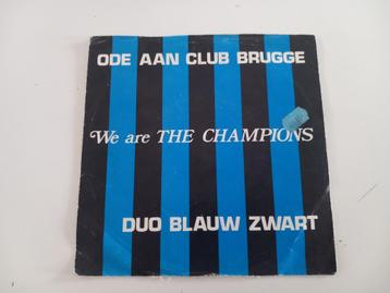 Vinyl 7" single Ode aan Club Brugge Duo Blauw Zwart FCB beschikbaar voor biedingen