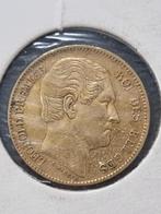 20 francs Leopold I 1865, Timbres & Monnaies, Monnaies | Belgique, Monnaie en vrac, Or, Enlèvement, Or