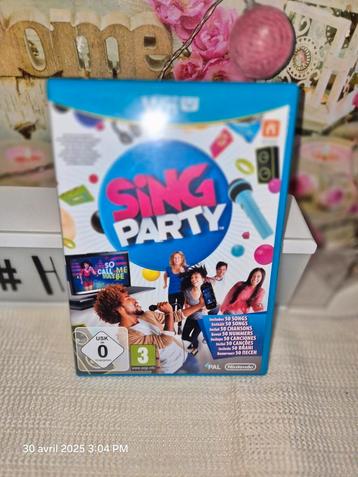 Sing Party Wii U, Ophalen of Verzenden, Gebruikt