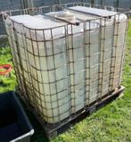 watervat-regenopvang - IBC container 1000 liter, Tuin en Terras, Regentonnen, Ophalen, Kunststof, Gebruikt, Met kraantje