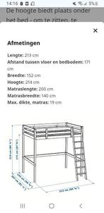 Hoogslaper, twijfelaar, Huis en Inrichting, Ophalen, Hoogslaper, 210 cm, 140 cm