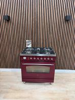 Prachtige Bordeaux rode Boretti Fornuis 80 cm Gratis bezorgt, Enlèvement ou Envoi, Comme neuf, Autoportant