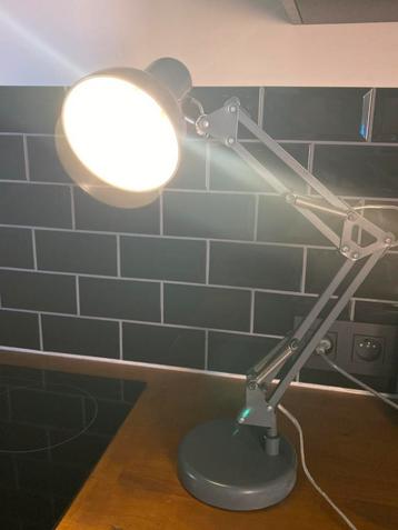 Lampe de bureau vintage grise, Enlèvement, Comme neuf