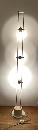 Prachtige Vintage Lamp 3x Halogeen Verstelbare, richtbare &, Ophalen, Halogeen, Gebruikt, Metaal of Aluminium