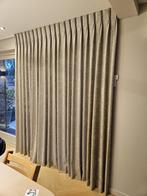 stijlvolle nieuwe gordijnen (bruin/grijs), Huis en Inrichting, Stoffering | Gordijnen en Lamellen, Ophalen, 200 cm of meer, Bruin