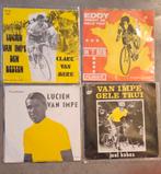 Lot van 4 45t vinyl singles: Lucien Van Impe, Eddy Merckx..., Ophalen of Verzenden