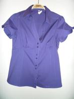 Hemdblouse paars Pepe Jeans maat medium, Maat 38/40 (M), Verzenden, Paars, Zo goed als nieuw